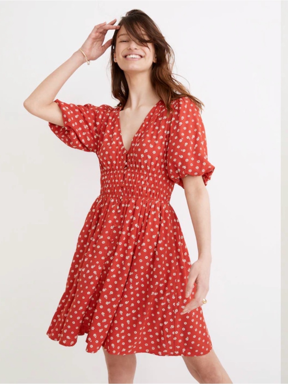 Madewell Sophia Mini Dress in Bandana Flower | Size M